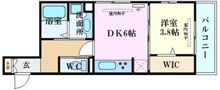 サリオス段原日出の物件間取画像